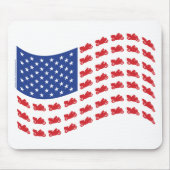 cRUISER-fLAG-wAVE Mousepad (Vorne)
