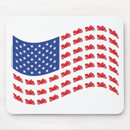 cRUISER-fLAG-wAVE Mousepad (Vorne)