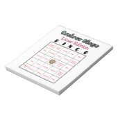 Cruiser's Bingo Liner Edition Notizblock (Rotiert)