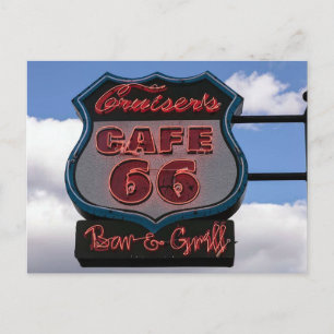 Cruiser's Cafe 66 Bar und Grill in Williams, Az. Postkarte