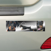 Cruisey kundenspezifischer Dobermann Aufkleber Autoaufkleber (Auf Auto)