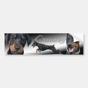 Cruisey kundenspezifischer Dobermann Aufkleber Autoaufkleber