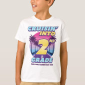 Cruisin’ Back to School 2nd Grade T-Shirt (Vorderseite)