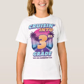 Cruisin’ Back to School 3rd Grade Girl's T-Shirt (Vorderseite)