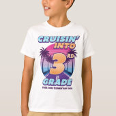 Cruisin’ Back to School 3rd Grade T-Shirt (Vorderseite)