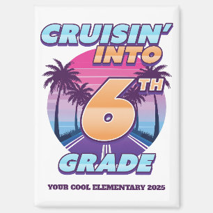 Cruisin 'Back to School 6. Klasse Magnet