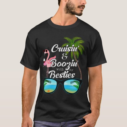 Cruisin_ _ Boozin mit meinen Fähigkeiten T-Shirt (Vorderseite)