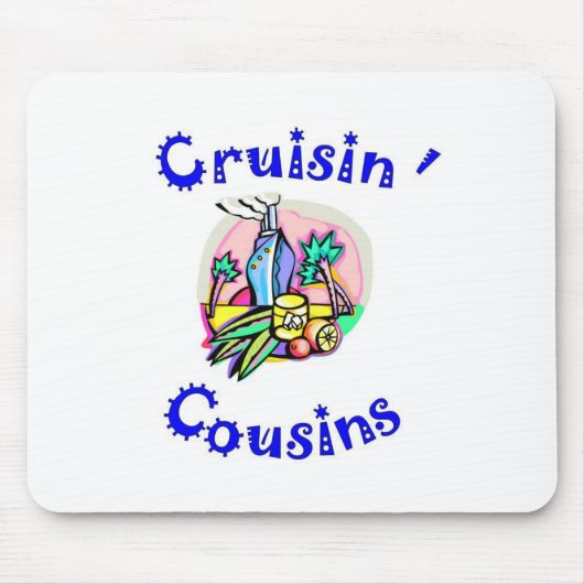 cruisin Cousins mousepad (Vorne)