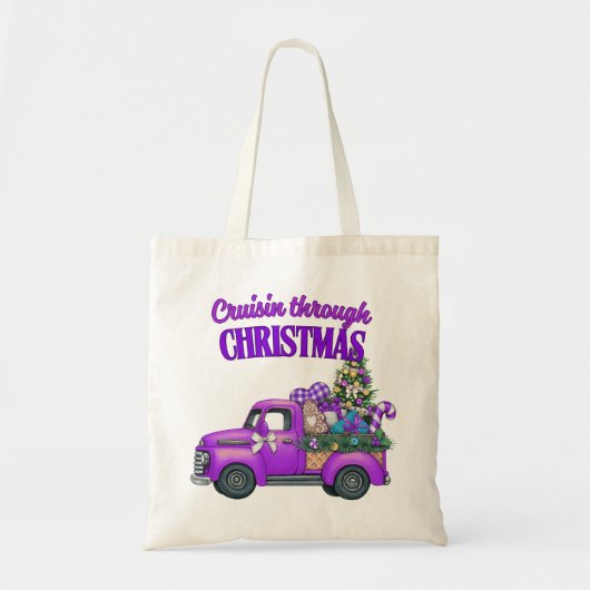 Cruisin' durch Weihnachten Tragetasche (Vorne)