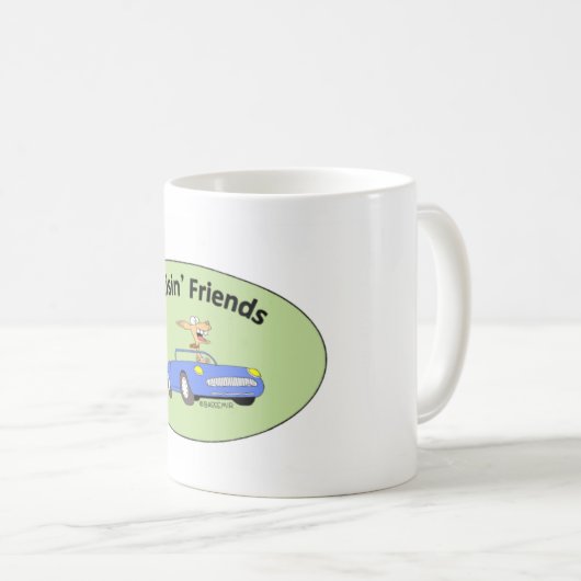 Cruisin Freunde Kaffeetasse (VorderseiteRechts)