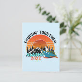 Cruisin Gemeinsam Alaska Reiseurlaub Postkarte (Stehend Vorderseite)