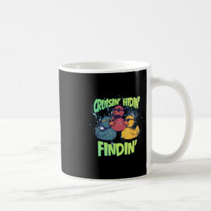 Cruisin Hidin Findin Kreuzfahrt Enten-Bootleg-Sung Kaffeetasse