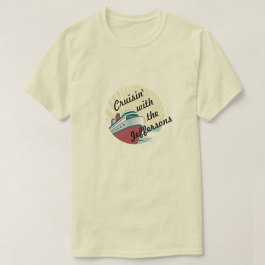 Cruisin mit - kundenspezifische Gruppen- oder T-Shirt (Design vorne)