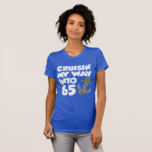 Cruisin' My Way In 65 (ON DARK) T-Shirt (Vorne ganz)