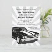 Cruisin Party Einladung (Stehend Vorderseite)