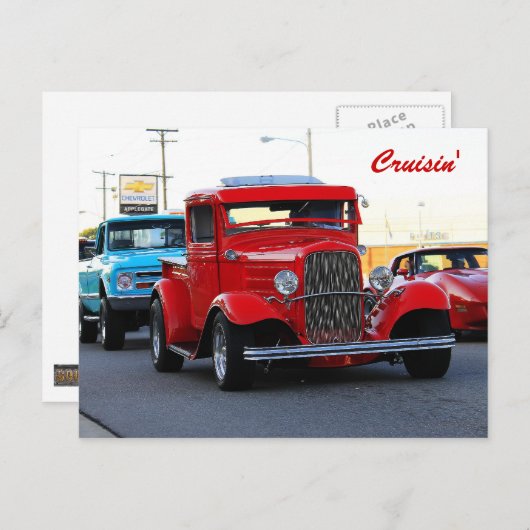 Cruisin Postkarte (Vorne/Hinten)