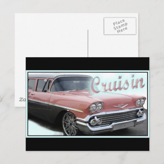 Cruisin Postkarte (Vorne/Hinten)