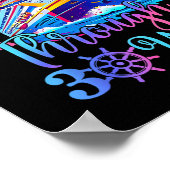Cruisin Through 30 Years 30th Wedding Anniversary  Poster (Ecke)