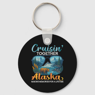 Cruisin Together Alaska 2025 Gruppe Alaska Kreuzfa Schlüsselanhänger