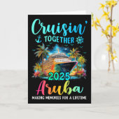 Cruisin' Together Aru 2025 Familien-Kreuzfahrt-Url Karte (Gelbe Blume)