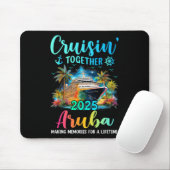 Cruisin' Together Aru 2025 Family Cruise Vacation Mousepad (Mit Mouse)
