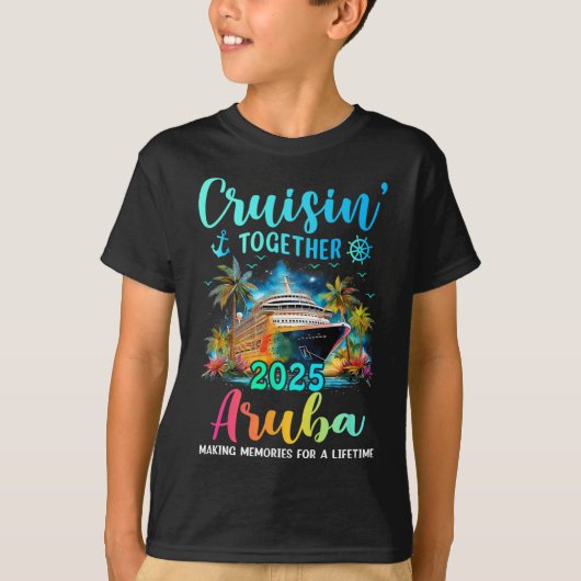 Cruisin' Together Aru 2025 Family Cruise Vacation  T-Shirt (Vorderseite)
