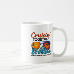 Cruisin Together Bermuda 2025 Freunde Bermuda Kreu Kaffeetasse