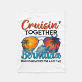 Cruisin Together Bermuda 2025 Friends Bermuda Crui Fleecedecke (Vorderseite)