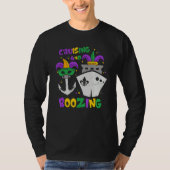 Cruising And Boozing Mardi Gras Cruise 2023 Outfit T-Shirt (Vorderseite)