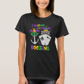 Cruising And Boozing Mardi Gras Cruise 2023 Outfit T-Shirt (Vorderseite)
