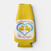 Cruising and Ducks Make Me Happy-Customized Flaschenkühler (Vorderseite)