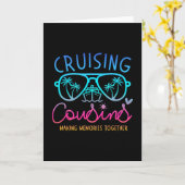 Cruising Cousins machen gemeinsam Erinnerungen Cru Karte (Gelbe Blume)