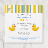 Cruising Duck Geschenkanhänger (Vorderseite)