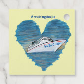 Cruising Duck Tag Geschenkanhänger (Rückseite)
