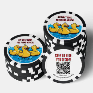Cruising Ducks personalisierbare Sammlertokens Pokerchips