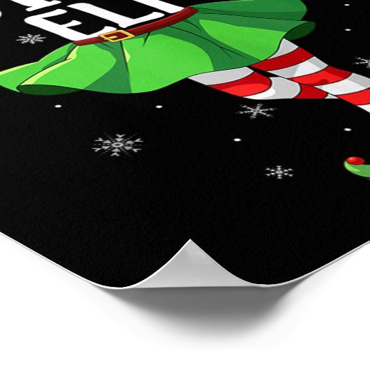 Cruising Elf Christmas Girls Women Elf Squad Xmas Poster (Ecke)