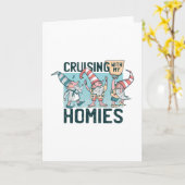 Cruising gnomes karte (Gelbe Blume)