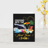 Cruising ins neue Jahr 2026  Karte (Gelbe Blume)