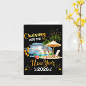 Cruising ins neue Jahr 2026 Karte (Gelbe Blume)