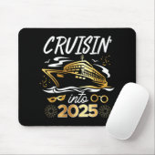 Cruising Into 2025 New Years Eve Cruise Vacation M Mousepad (Mit Mouse)