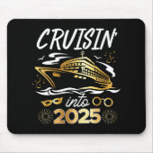 Cruising Into 2025 New Years Eve Cruise Vacation M Mousepad (Vorne)