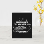 Cruising Into 2026 New Years Eve Family Matching H Karte (Gelbe Blume)