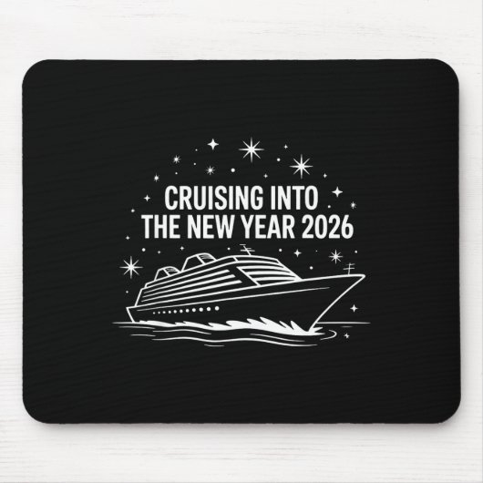 Cruising Into 2026 New Years Eve Family Matching H Mousepad (Vorne)