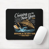 Cruising Into 2026 New Years Eve Party Cruise Fami Mousepad (Mit Mouse)