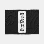 Cruising Into 2026 New Years Eve Party Favors Fami Fleecedecke (Vorderseite (Horizontal))