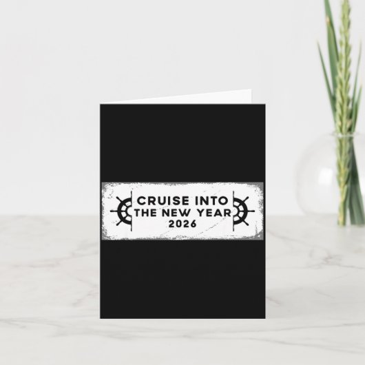 Cruising Into 2026 New Years Eve Party Favors Fami Karte (Vorderseite)