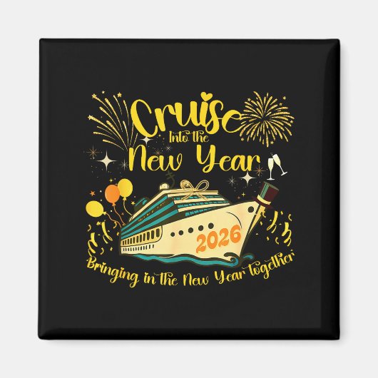 Cruising Into 2026 New Years Eve Party Favors Fami Magnet (Vorne)