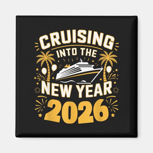 Cruising Into 2026 New Years Eve Party Favors Fami Magnet (Vorne)
