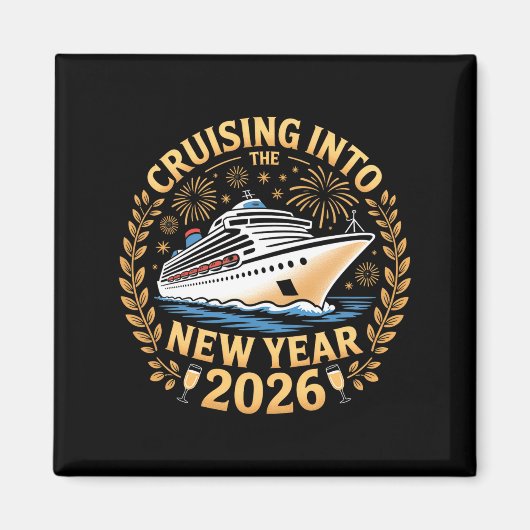Cruising Into 2026 New Years Eve Party Favors Fami Magnet (Vorne)