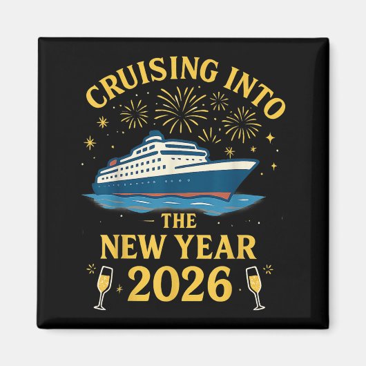 Cruising Into 2026 New Years Eve Party Favors Fami Magnet (Vorne)